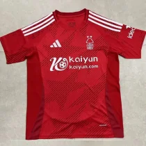 24-25 Nottingham Forest Home Fans Soccer Jersey (带广告)