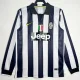 2014-2015 JUV Home Retro Long Sleeve Soccer Jersey (长袖) 带盾