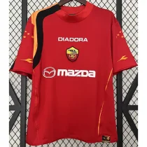 2004-2005 Roma Home Retro Soccer Jersey