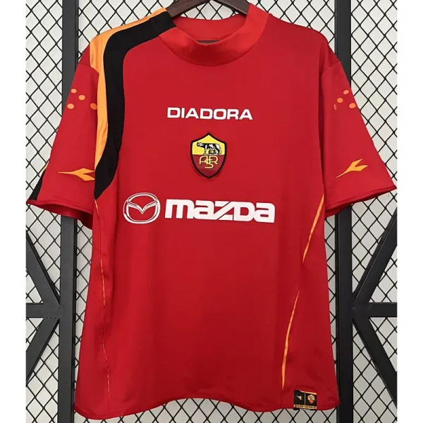 2004-2005 Roma Home Retro Soccer Jersey