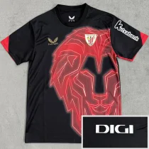 24-25 Bilbao Black Red Training Shirts