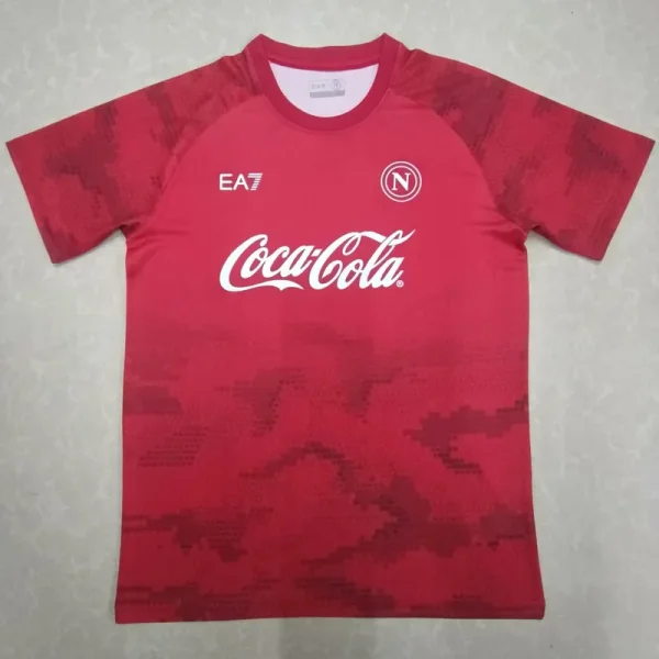 24-25 Napoli Red Training Shirts