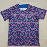 23-24 England Blue Red Training shirts