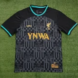 23-24 LIV Black Grey Joint Edition Training Shirts