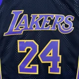 2009-2010 LAKERS BRYANT #24 Black Retro Top Quality Hot Pressing NBA Jersey