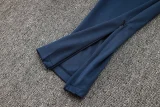 2024 JOM Royal blue Kids Half Pull Tracksuit (童装)(半拉链)