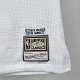 2008 CELTICS GARNETT #5 White Retro Top Quality Hot Pressing NBA Jersey