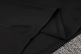 2024 JOM Black Kids Half Pull Tracksuit (童装)(半拉链)