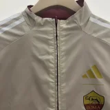 24-25 Roma Red & Khaki Double Sided Windbreaker (双面风衣)