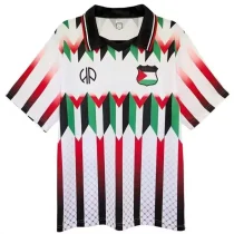 Palestina FC Red White Retro Soccer Jersey