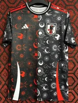 24-25 Japan Black Grey Special Edition Fans Training Shirts *日月星辰