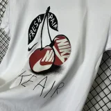 T273 NK White High Quality Casual T-Shirt #苹果