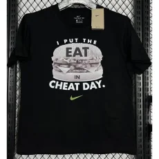 T247 NK Black High Quality Casual T-Shirt #汉堡