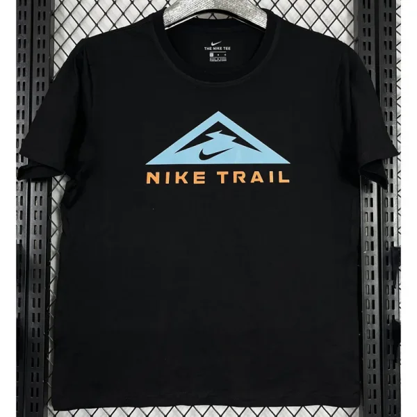 T255 NK Black High Quality Casual T-Shirt #三角山