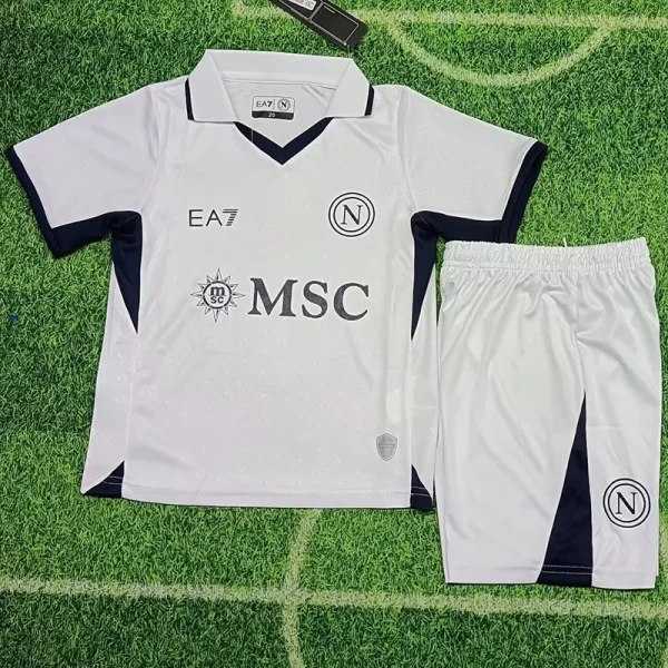 24-25 Napoli Away Kids Soccer Jersey