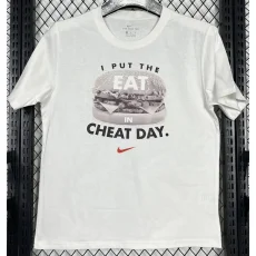 T247 NK White High Quality Casual T-Shirt #汉堡