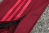 2024-25 Bayern Deep Red Kids Half Pull Tracksuit (童装)(半拉链)