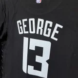 T263 Clippers GEORGE #13 Black High Quality Casual T-Shirt