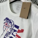 T232 NK White High Quality Casual T-Shirt