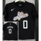 T262 Clippers WESTBROOK #0 Black High Quality Casual T-Shirt