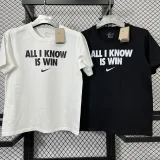 T204 NK White High Quality Casual T-Shirt #字母