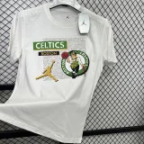 T196 Celtic Jordan White High Quality Casual T-Shirt