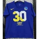 T193 Warriors CURRY #30 Blue High Quality Casual T-Shirt