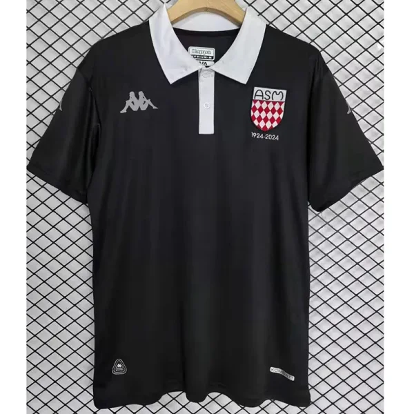 24-25 Monaco Black Commemorative Edition Soccer Jersey
