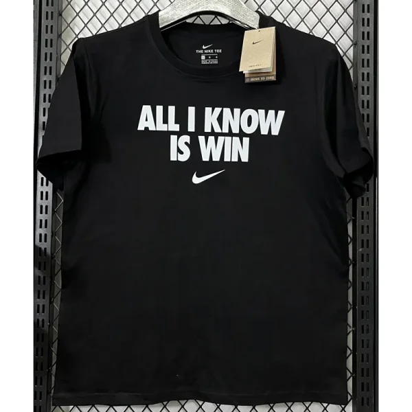 T204 NK Black High Quality Casual T-Shirt #字母