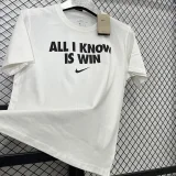 T204 NK White High Quality Casual T-Shirt #字母
