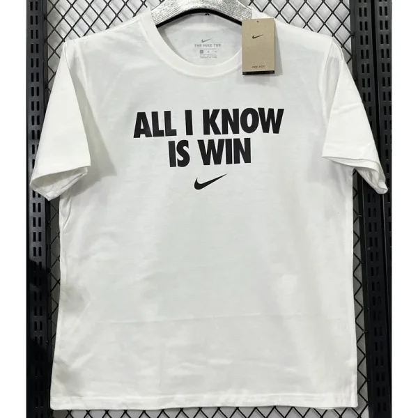 T204 NK White High Quality Casual T-Shirt #字母