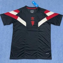 24-25 Man Utd Black Red White Training shirts