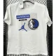 T199 Dallas Mavericks Jordan White High Quality Casual T-Shirt