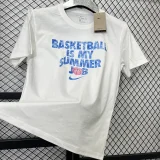 T208 NK White High Quality Casual T-Shirt