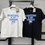 T208 NK White High Quality Casual T-Shirt