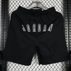 M005 Jordan Black Pure Cotton Fabric Casual Short Pants