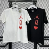 T179 Jordan Black High Quality Casual T-Shirt #爱心