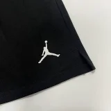 M006 Jordan Black Pure Cotton Fabric Casual Short Pants