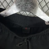 M006 Jordan Black Pure Cotton Fabric Casual Short Pants