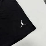 M19 Jordan Black Pure Cotton Fabric Casual Short Pants