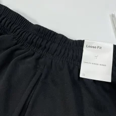 M001 Jordan Black Pure Cotton Fabric Casual Short Pants *黑标