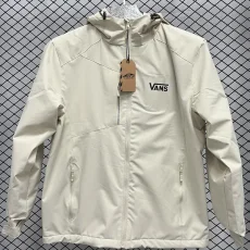 2024 VANS Thickened warm Beige Outdoor Jackets #F7加绒冲锋衣