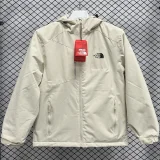 2024 TNF Thickened warm Beige Outdoor Jackets #F3 加绒冲锋衣