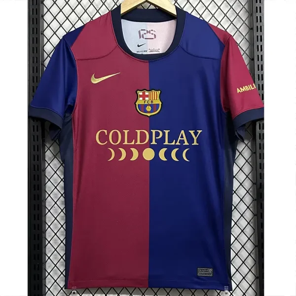24-25 BAR Home Fans Soccer Jersey *Coldplay广告