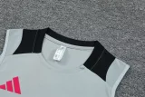 2024 AD Grey Tank top and shorts suit