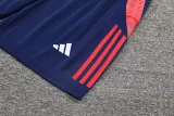 2024 AD Royal blue Tank top and shorts suit