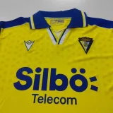 24-25 Cadiz Home Fans Soccer Jersey *带广告