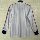 1980-1982 France Away Long Sleeve Retro Soccer Jersey (长袖)