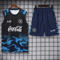 24-25 Napoli Black Blue Tank top and shorts suit