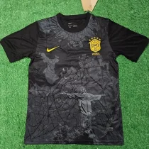 24-25 Brazil Black Grey Special Edition Fans Soccer Jersey *耶稣黑灰